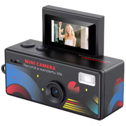 Mini Cámara Retro Portátil HD + 16GB de Memoria